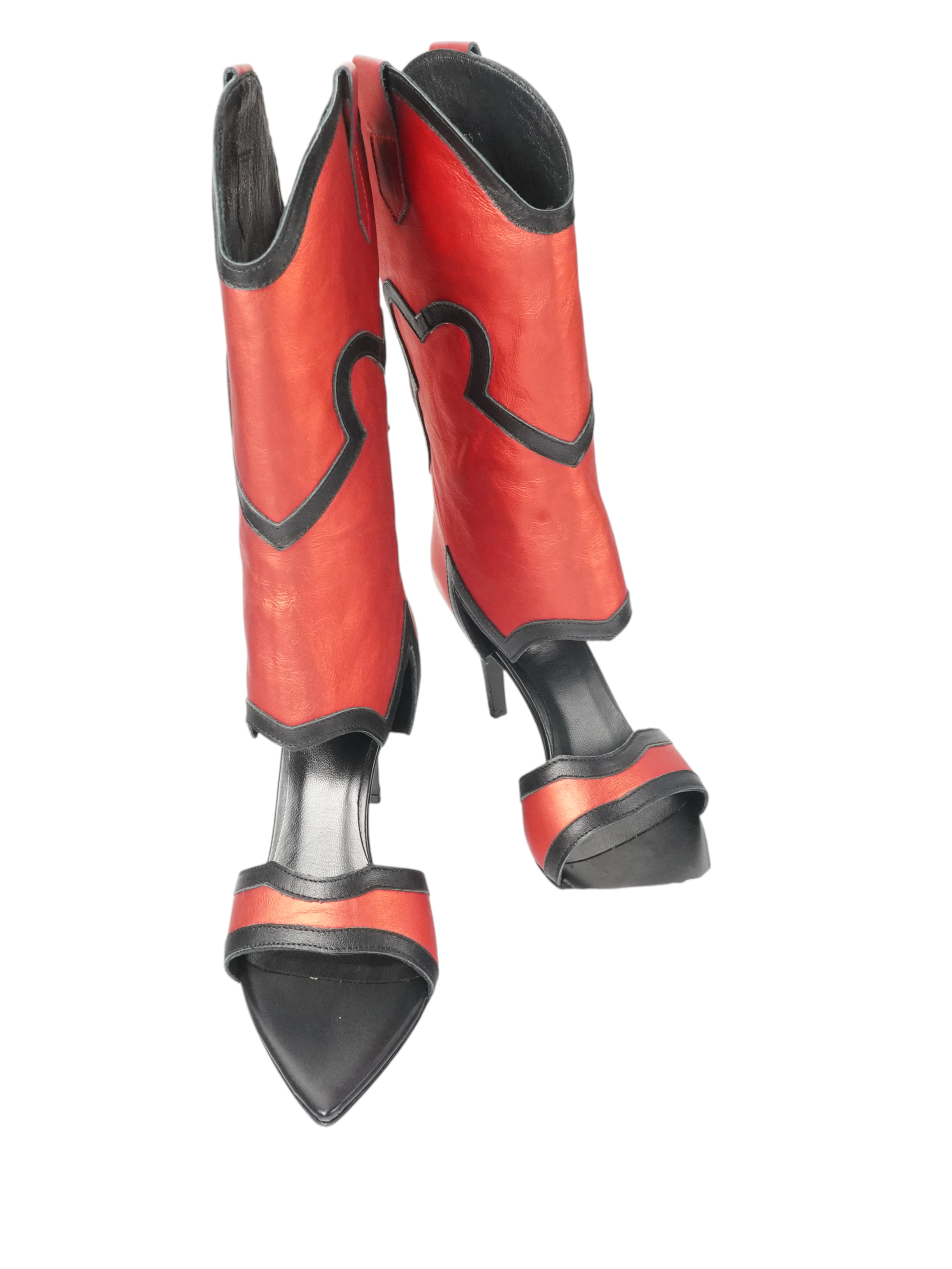 1 - kowbojki peep toe-3