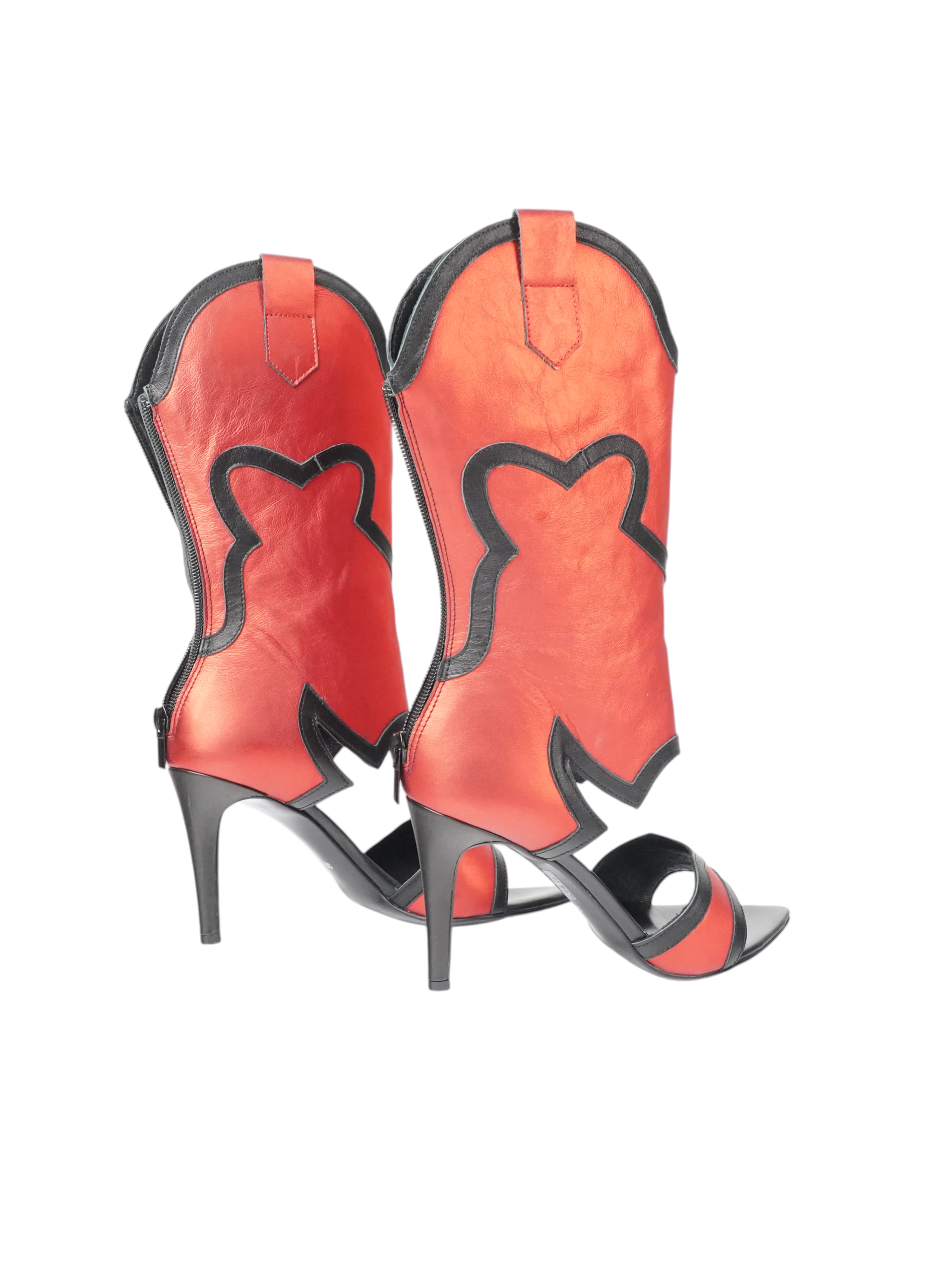 1 - kowbojki peep toe-5